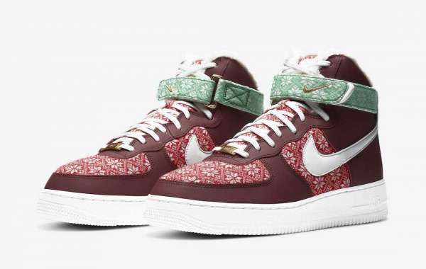 Latest Nike Air Force 1 High “Christmas” DC1620-600 Snow Boots