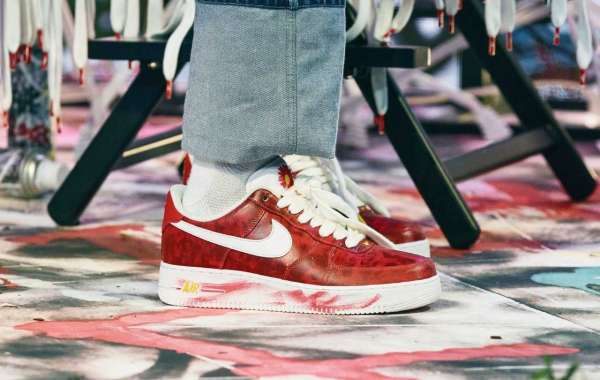 New Release PEACEMINUSONE x Nike AF1 "Para-Noise 2.0" Red