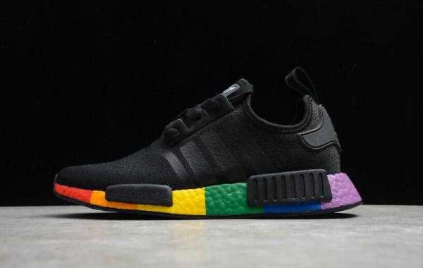 New Brand Adidas NMR R1 Black Rainbow for Online Sale