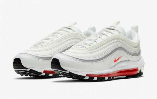 White Nike Air Max 97 Releasing With Red and Aqua Blue