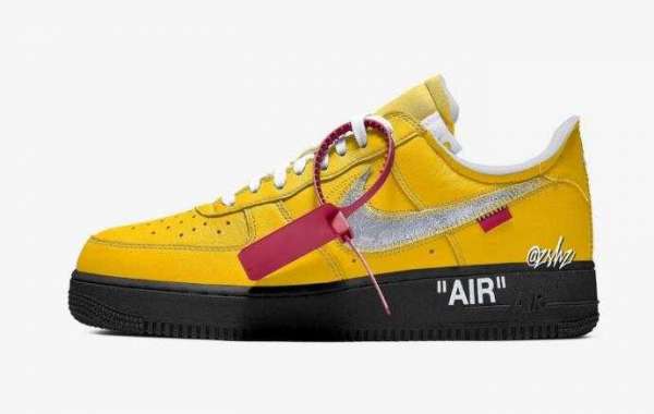 Off-White x Nike Air Force 1 Low University Gold Coming in 2021
