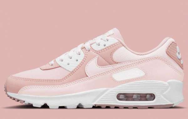 Dont Missed New DJ3862-600 Nike Air Max 90 Barely Rose Pink Oxford