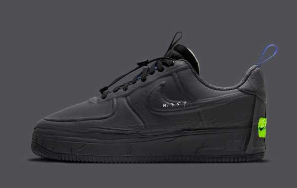 Nike Air Force 1 Experimental Black/Anthracite-Chile Red-Hyper Royal CV1754-001 2021 New Released