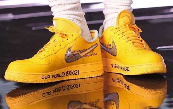 Where To Buy Off-White x Nike Air Force 1 Low “University Gold” ?