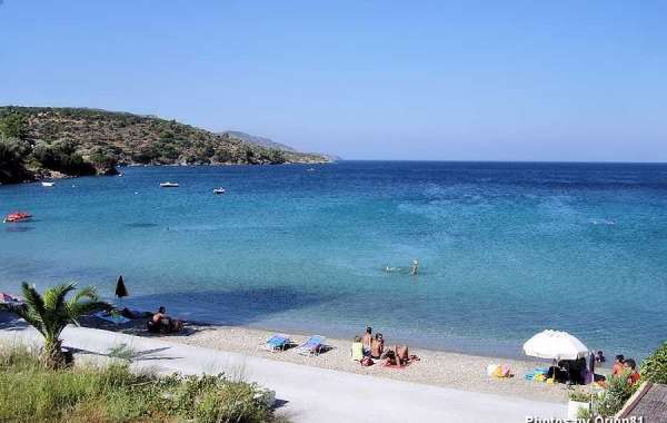 greek beaches:kerveli beach