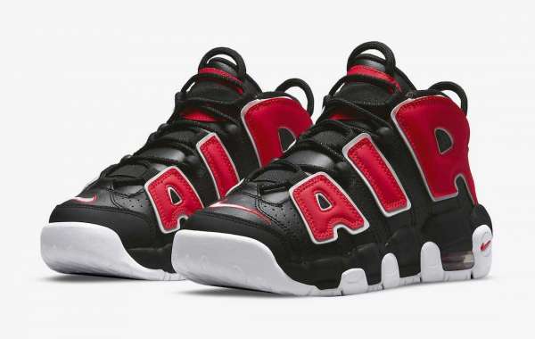 2021 New Nike Air More Uptempo GS DM3190-001 Very cool color!