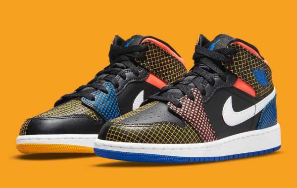 Air Jordan 1 Mid “Multi-Color” DC4092-001 will be quietly released recently
