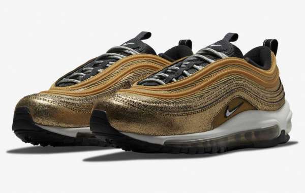 DO5881-700 Nike Air Max 97 WMNS “Golden Gals” Lifestyle Shoes