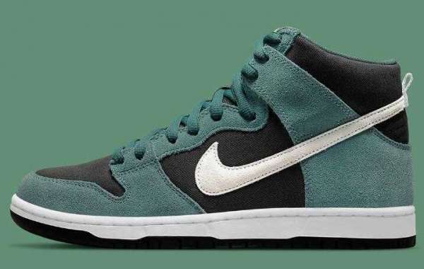 The Nike SB Dunk High Ushers Releasing With Green Suede Overlays