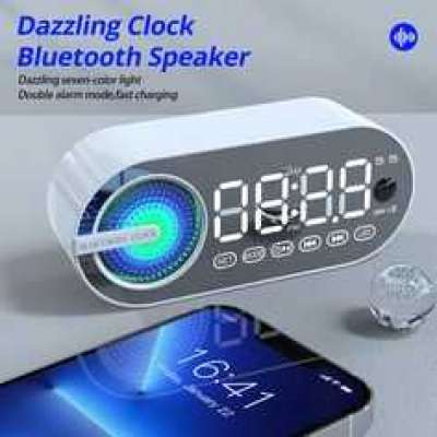 Quiet Wireless Bluetooth Speaker Alarm Clock RGB Profile Picture