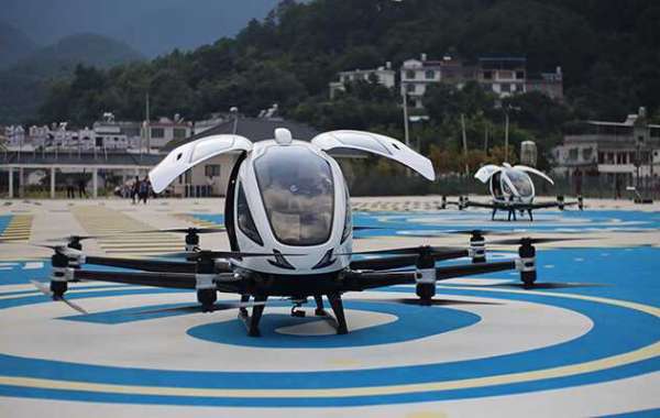 A flying taxi is allowed to make testing flights