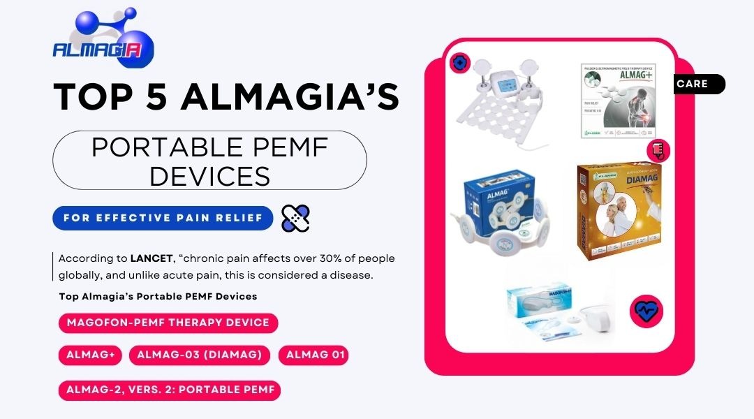 Best Choices for Pain Management with Almagia’s Protable PEMF Devices