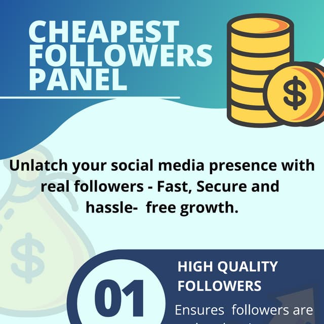 Cheapest followers panel - SMM Followers panel | PDF