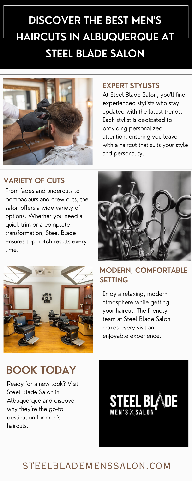 Discover the Best Men's Haircuts in Albuquerque at Steel Blade Salon