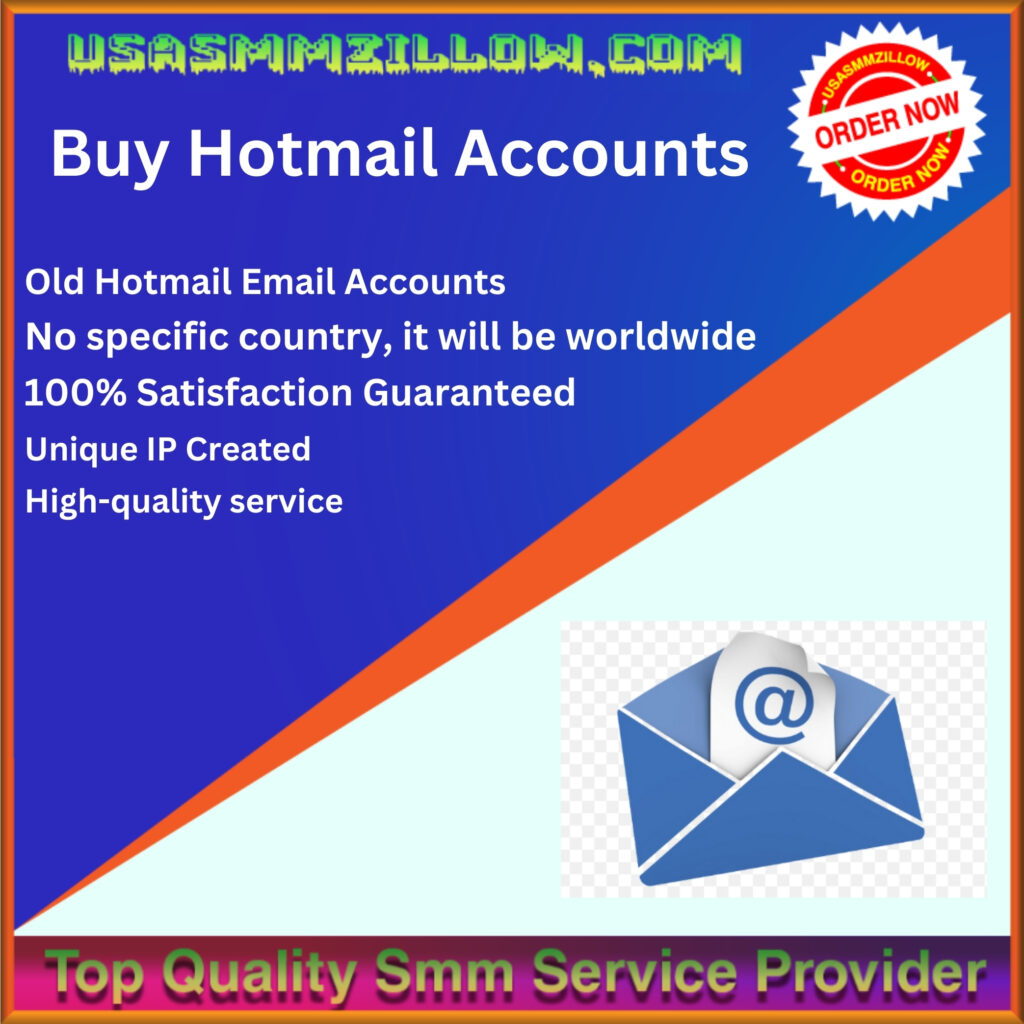 Buy Hotmail Accounts - 100% Secured & Cheap (Old-New)