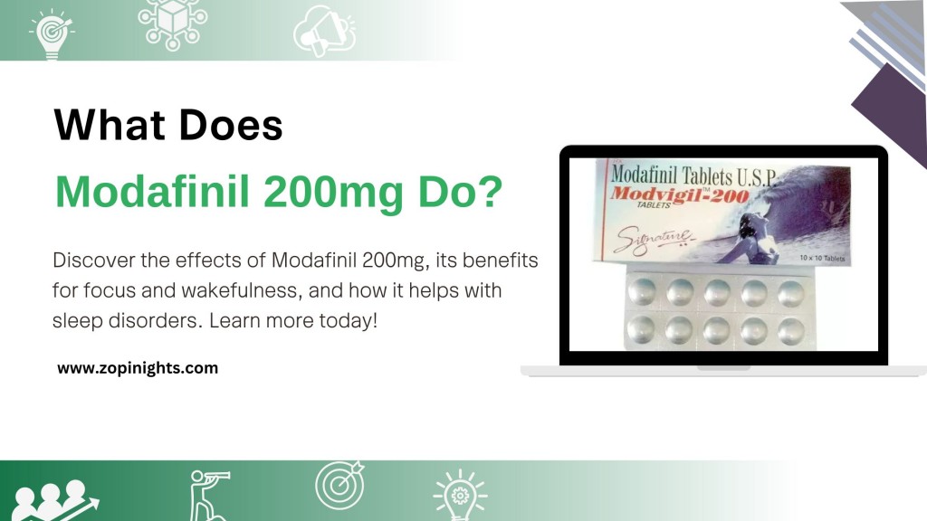 What Does Modafinil 200mg Do?