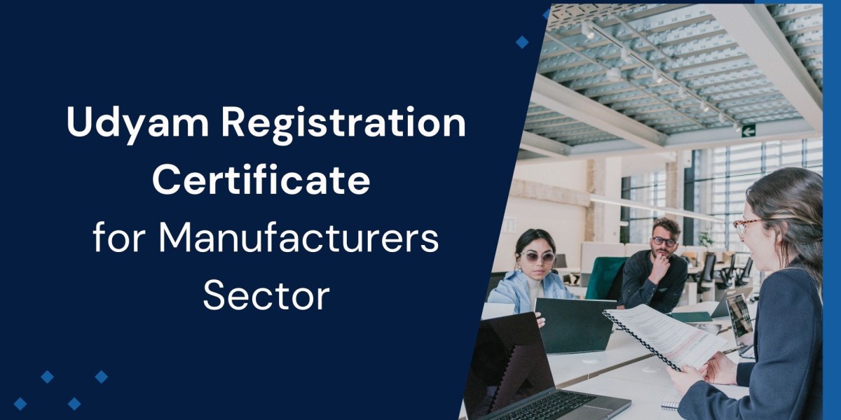 Udyam Registration Certificate for Manufacturers Sector