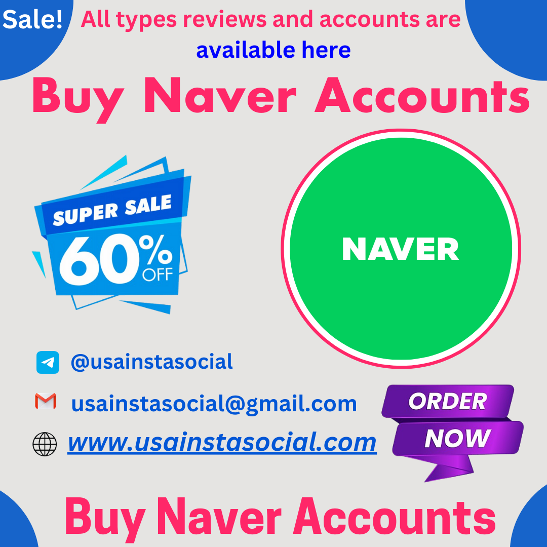 Buy Naver Accounts - Secure and Verified Accounts for Sale