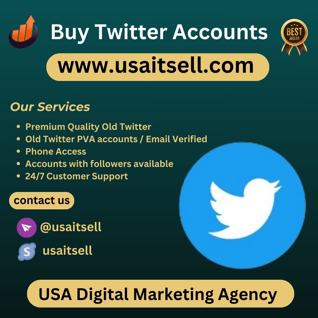 Buy Twitter Accounts - 100% Safe Twitter Accounts for sale - USAITSell