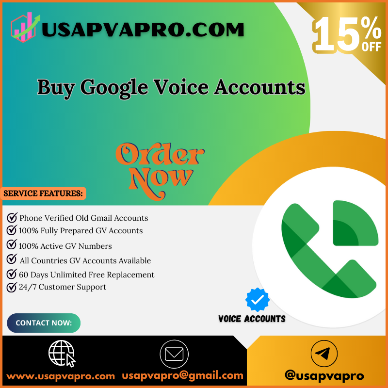 Buy Google Voice Accounts - 100% Number & Phone Verified