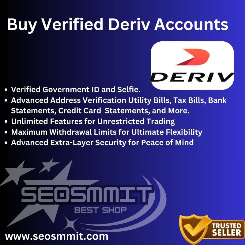 Buy Verified Deriv Accounts-100% Secure & Trading Platfrom