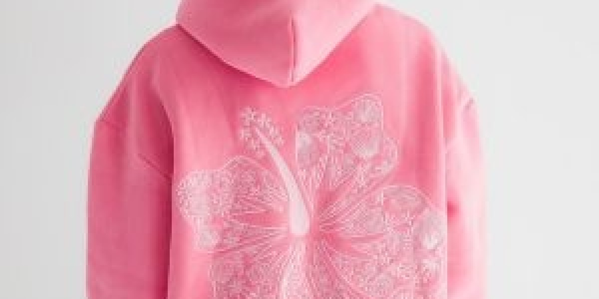 Pink Palm Puff Hoodie A Trendy And Comfortable Choice For Everyone