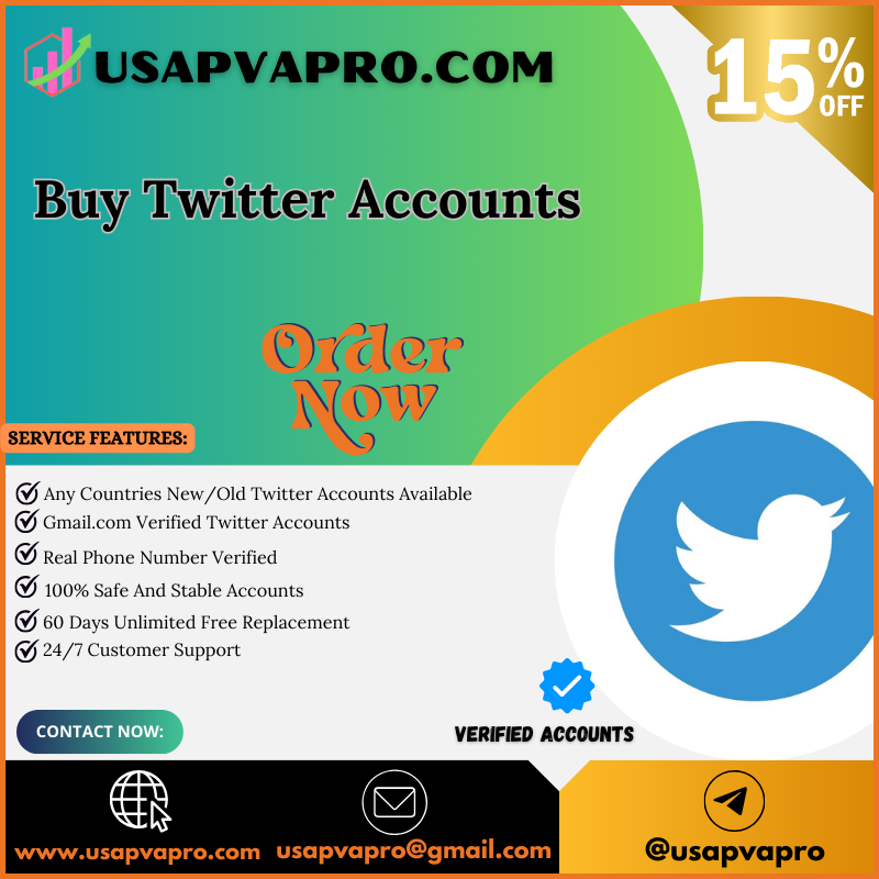 Buy Twitter Accounts - Verified and Active Profiles at the Best Price