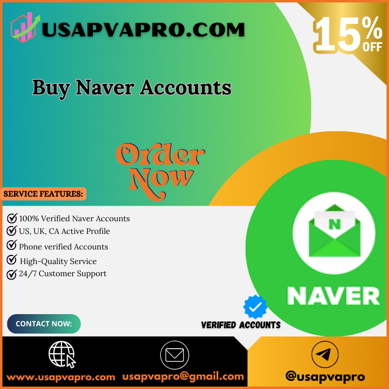 Buy Naver Accounts - Safe, Real, Phone Verified