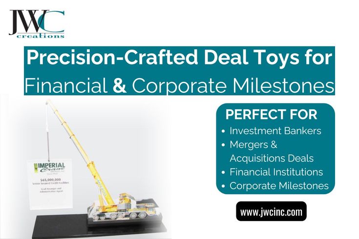 Precision-Crafted Deal Toys for Financial & Corporate Milestones