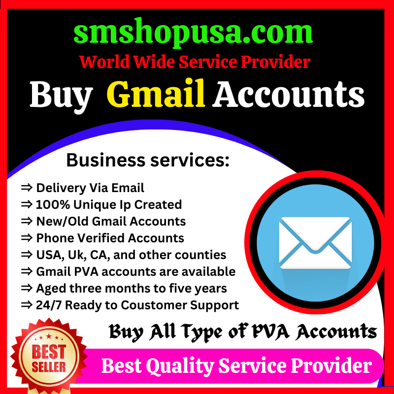 Buy Old Gmail **** with Recovery Info – 100% Safe