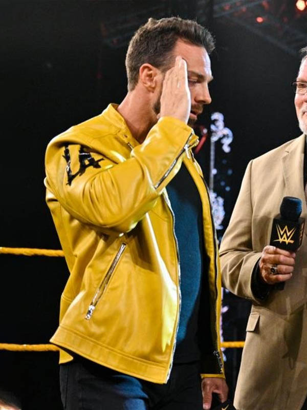 TNA LA Knight Yellow Leather Jacket - The Jacket Merchant
