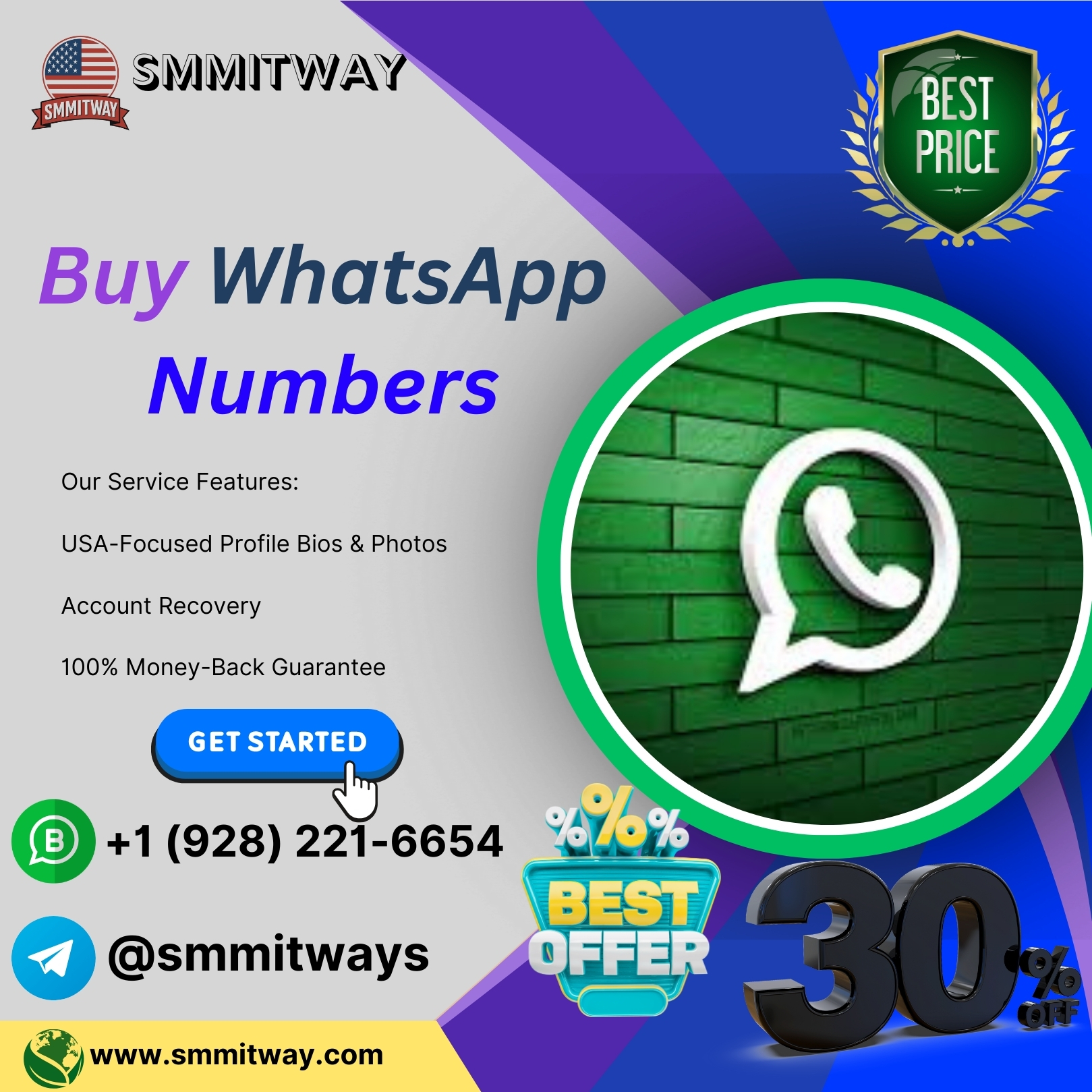 Buy WhatsApp Numbers - with your au****nce worldwide